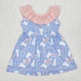 RTS girl clothes bunny rabbit girl easter matching clothes spring clothing