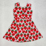 GSD1843   toddler clothes strawberry baby girl summer dress