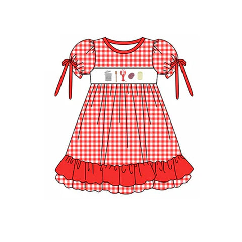 GSD1857 pre-order toddler clothes crayfish baby girl summer dress-2025.1.27