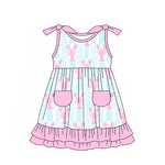 GSD1869 pre-order toddler clothes crayfish baby girl summer dress-2025.1.28