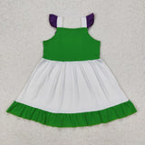 GSD1874  toddler clothes cartoon baby girl summer dress
