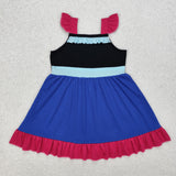 GSD1880 toddler clothes cartoon baby girl summer dress