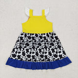 GSD1881   toddler clothes cartoon baby girl summer dress