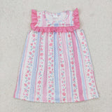 RTS toddler clothes matching clothing floral kids summer clothing