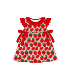 GSD1910 pre-order toddler clothes strawberry girl summer dress-2025.2.4