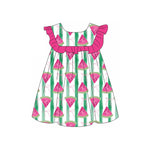 GSD1911 pre-order toddler clothes watermelon girl summer dress-2025.2.4