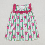 GSD1911  toddler clothes watermelon girl summer dress