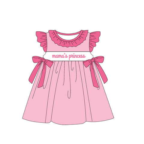 GSD1929 pre-order toddler clothes mama’s princess girl summer dress-2025.2.6