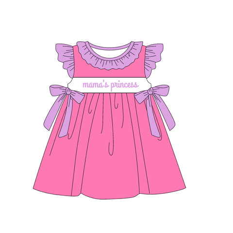 GSD1930 pre-order toddler clothes mama’s princess girl summer dress-2025.2.6