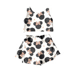 GSD1934 pre-order baby girl clothes cartoon mouse toddler girl summer skirt outfit-2025.2.7