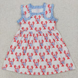 RTS girl summer clothes crawfish girl summer matching clothing