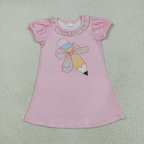 GSD2017  toddler clothes pencil girl back to school day summer dress