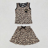 RTS girl summer clothes cartoon princess girl summer clothing set