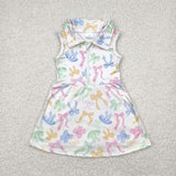 GSD2141  toddler clothes bows girl summer dress yoga clothes