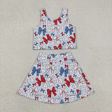 GSD2151   toddler girl clothes baseball girl summer set yoga clothes