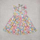 GSD2207  toddler clothes floral girl summer dress