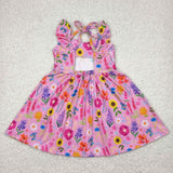 GSD2208   toddler clothes floral girl summer dress
