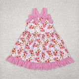 GSD2213   toddler clothes strawberry girl summer dress