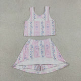 GSD2216   toddler girl clothes bows girl summer set yoga clothes