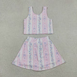 GSD2216   toddler girl clothes bows girl summer set yoga clothes