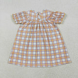 GSD2276   toddler girl clothes  smocked animal girl summer dress
