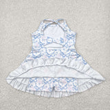 GSD2290  toddler girl clothes bows girl summer dress yoga clothes