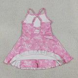 GSD2292  toddler girl clothes butterfly girl summer dress yoga clothes