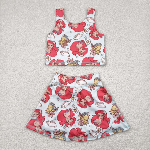 GSD2354   toddler girl clothes princess  girl summer dress yoga clothes