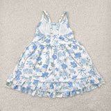 GSD2377   toddler girl clothes floral girl summer dress