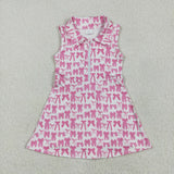 GSD2379   toddler girl clothes bows girl summer dress yoga clothes
