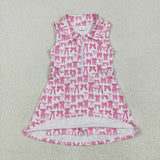 GSD2379   toddler girl clothes bows girl summer dress yoga clothes