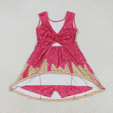 GSD2427   toddler girl clothes ice cream girl summer dress yoga clothes