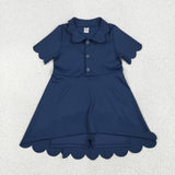 RTS baby clothes baby girl summer solid color print baby summer yoga dress-2025.7.2