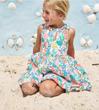 GSD2508  pre-order toddler girl clothes sea animals girl summer dress-2025.5.5
