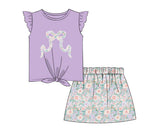 GSD2553 pre-order toddler girl clothes bows girl summer dress short skirt-2025.5.25