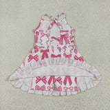 RTS baby clothes baby girl summer set bows print baby summer yoga set-2025.7.2