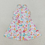 RTS baby clothes baby girl summer set leopard print baby summer yoga dress-2025.8.18