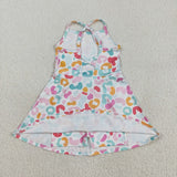 RTS baby clothes baby girl summer set leopard print baby summer yoga dress-2025.8.18