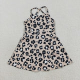RTS baby clothes baby girl summer set leopard print baby summer yoga dress-2025.8.18
