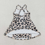 RTS baby clothes baby girl summer set leopard print baby summer yoga dress-2025.8.18