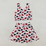 RTS baby clothes baby girl summer set go team print baby summer yoga set-2025.9.5