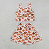 RTS baby clothes baby girl summer set go team print baby summer yoga set-2025.9.5