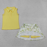 GSD2698   baby girl clothes golf toddler girl summer outfit
