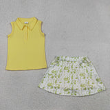 GSD2698   baby girl clothes golf toddler girl summer outfit