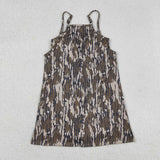 GSD2744  adult clothes camo adult women summer yoga dress