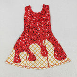 RTS toddler clothes matching clothing ice cream print kids summer dress yoga clothes-2025.7.31