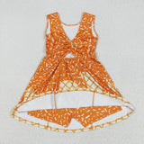 GSD2750  toddler girl clothes ice cream girl summer dress yoga clothes