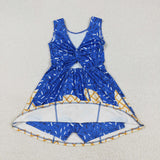 GSD2751  toddler girl clothes ice cream girl summer dress yoga clothes