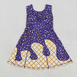RTS toddler clothes matching clothing ice cream print kids summer dress yoga clothes-2025.7.31