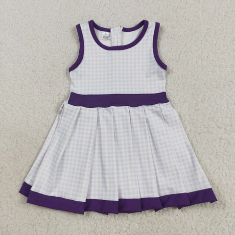 GSD2758   toddler girl clothes purple girl summer dress yoga clothes